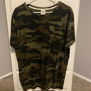 PINK Victoria’s Secret Camo Short Sleeve